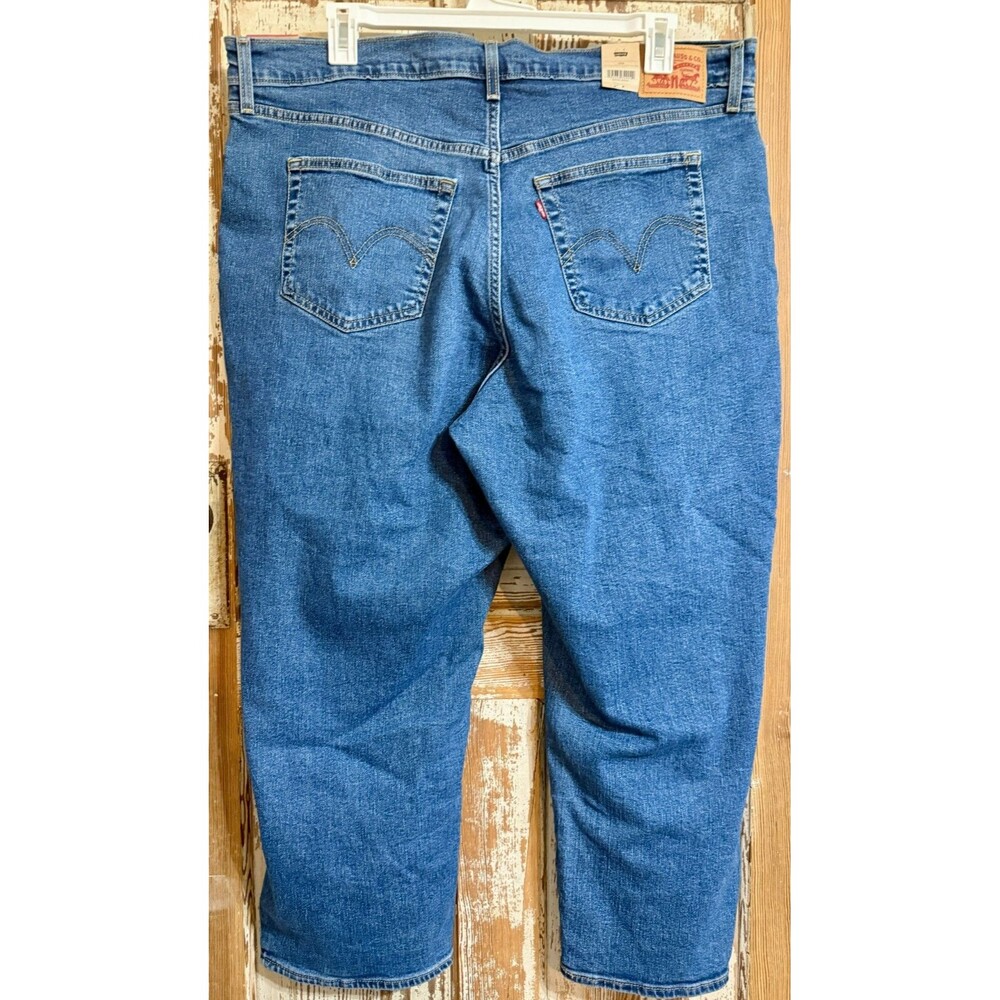 Levi's Women's High-Rise Wedgie Straight Cropped Jeans - Love In The Mist - 22W - Picture 2 of 6